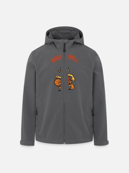 ente basketball - Recycelte Männer Softshell-Jacke von Stanley/Stella - Schwarz
