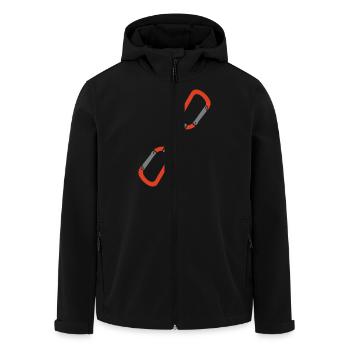 Expressschlinge - Recycelte Männer Softshell-Jacke von Stanley/Stella - Schwarz - Vorne - AI Model Male 185 light (185cm)