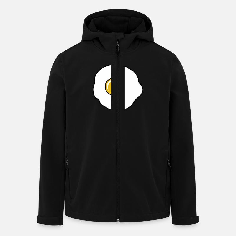 Spiegelei - Recycelte Männer Softshell-Jacke von Stanley/Stella - Schwarz