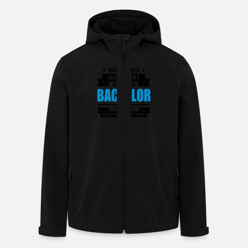 Funshirt Bachelor - Recycelte Männer Softshell-Jacke von Stanley/Stella - Schwarz