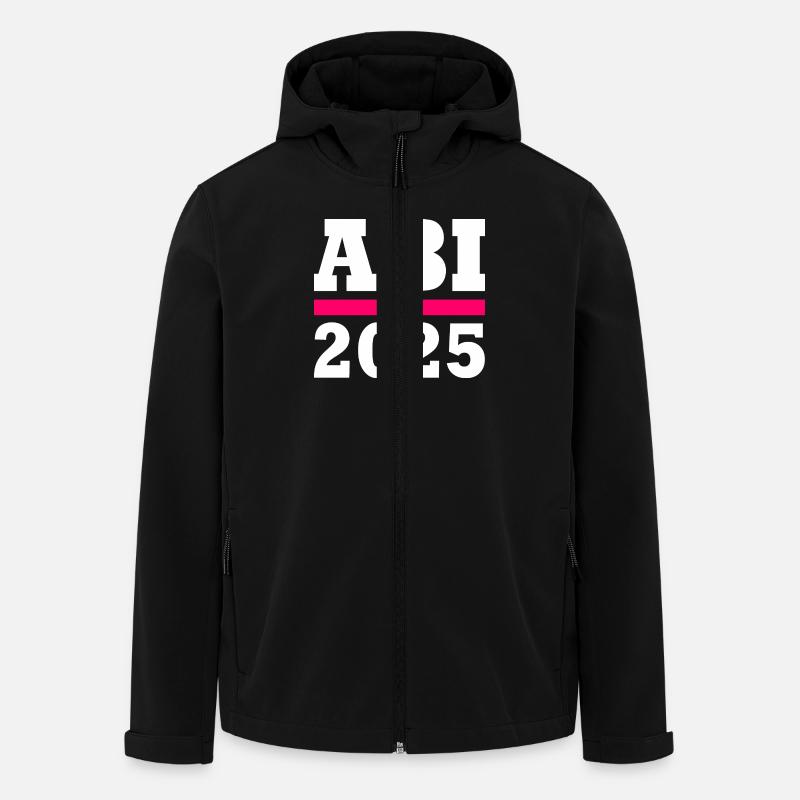 Abi 2025 - Recycelte Männer Softshell-Jacke von Stanley/Stella - Schwarz