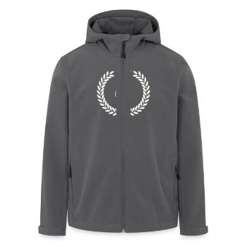 Armoiries 4 - Veste softshell homme en polyester recyclé Stanley/Stella - noir - Devant - AI Model Male 185 light (185cm)