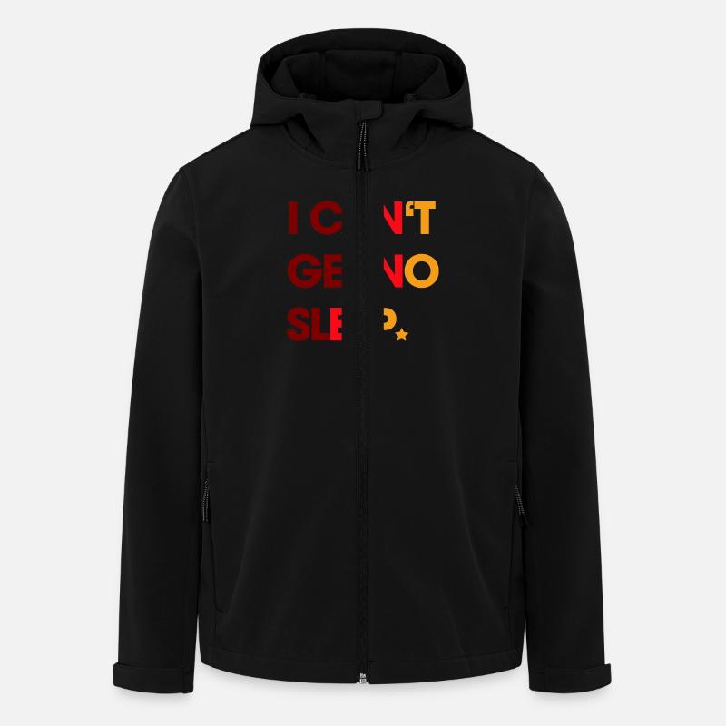 No Sleep - Recycelte Männer Softshell-Jacke von Stanley/Stella - Schwarz