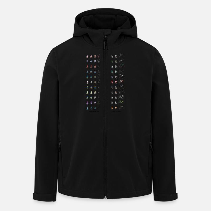 Pro Cycling Teams - Recycelte Männer Softshell-Jacke von Stanley/Stella - Schwarz