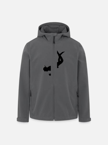 plongeur4 - Men’s Recycled Softshell Jacket by Stanley/Stella - black