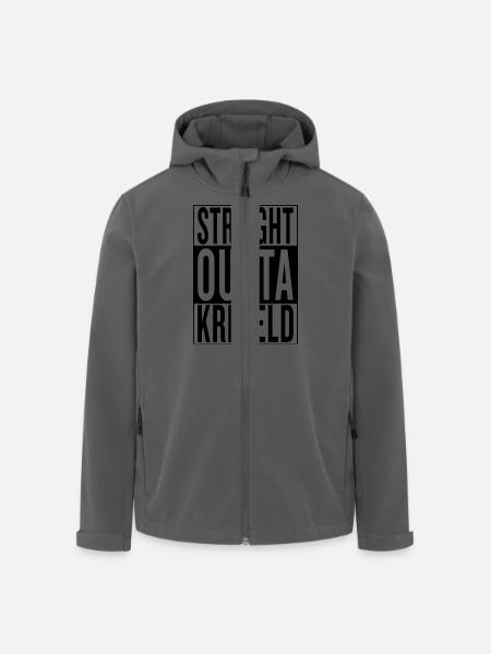 Krefeld - Recycelte Männer Softshell-Jacke von Stanley/Stella - Schwarz