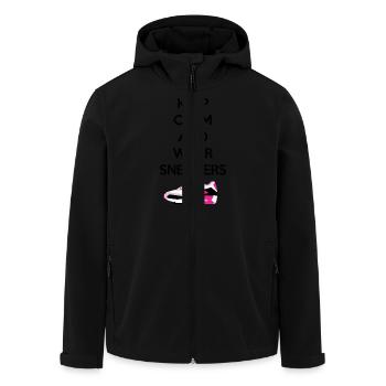 Keep calm and wear sneakers - Men’s Recycled Softshell Jacket by Stanley/Stella - black - Front - AI Model Male 185 light (185cm)