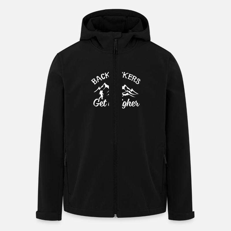 Backpacker Travel - Veste softshell homme en polyester recyclé Stanley/Stella - noir