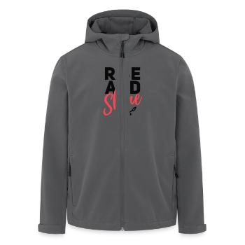 Rise and shine - Recycelte Männer Softshell-Jacke von Stanley/Stella - Schwarz - Vorne - AI Model Male 185 light (185cm)