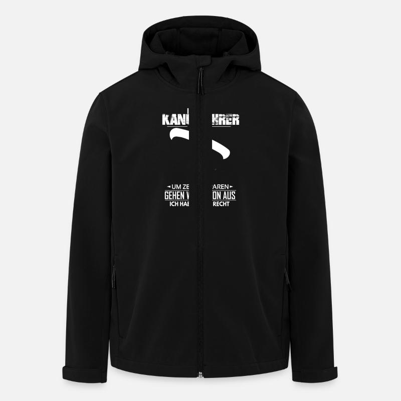 Kanu Fahrer - Recycelte Männer Softshell-Jacke von Stanley/Stella - Schwarz