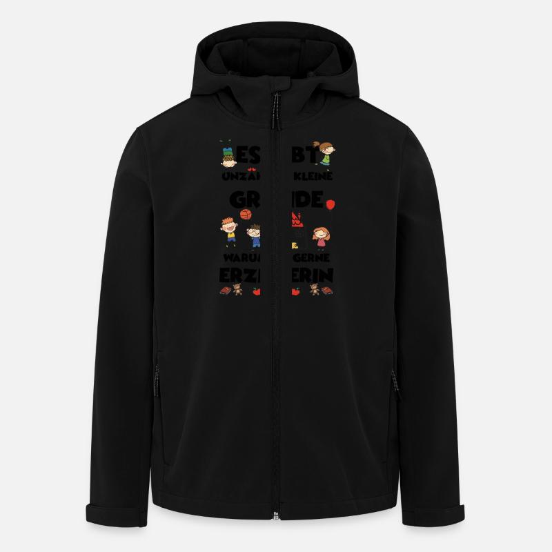 Erzierherinnen Shirt - Recycelte Männer Softshell-Jacke von Stanley/Stella - Schwarz