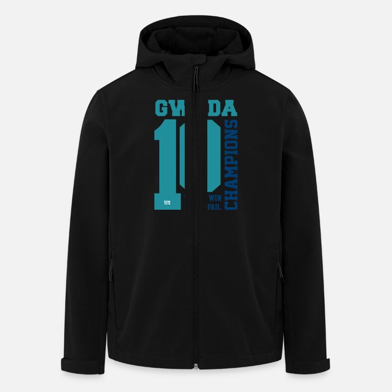 gwada2 - Men’s Recycled Softshell Jacket by Stanley/Stella - black