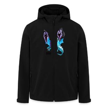 Chemise de Dragon, Dragon, dessinés à la main, - Veste softshell homme en polyester recyclé Stanley/Stella - noir - Devant - AI Model Male 185 light (185cm)