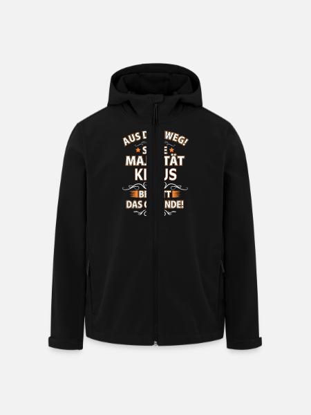 KLAUS - Recycelte Männer Softshell-Jacke von Stanley/Stella - Schwarz