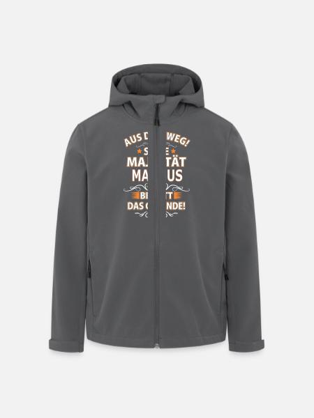 MAGNUS - Recycelte Männer Softshell-Jacke von Stanley/Stella - Schwarz