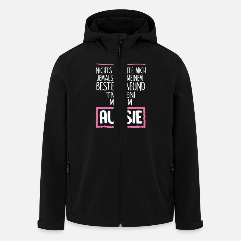 AUSSIE - nichts - Recycelte Männer Softshell-Jacke von Stanley/Stella - Schwarz
