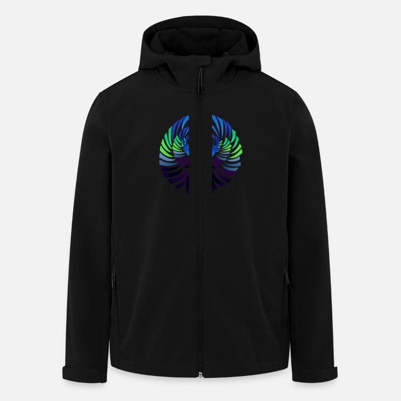 Hot Scarab - Recycelte Männer Softshell-Jacke von Stanley/Stella - Schwarz