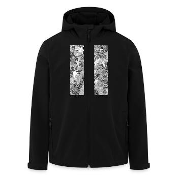 dead can dance - Recycelte Männer Softshell-Jacke von Stanley/Stella - Schwarz - Vorne - AI Model Male 185 light (185cm)