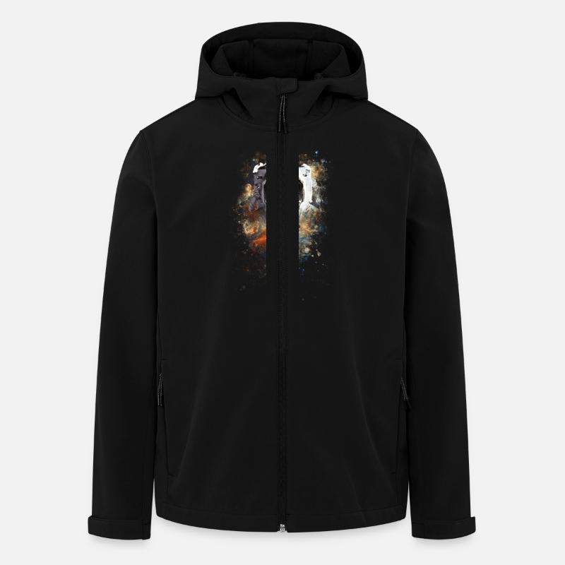 Astronaut Spaceman Raumfahrt - Men’s Recycled Softshell Jacket by Stanley/Stella - black