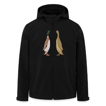 Canard - Veste softshell homme en polyester recyclé Stanley/Stella - noir - Devant - AI Model Male 185 light (185cm)