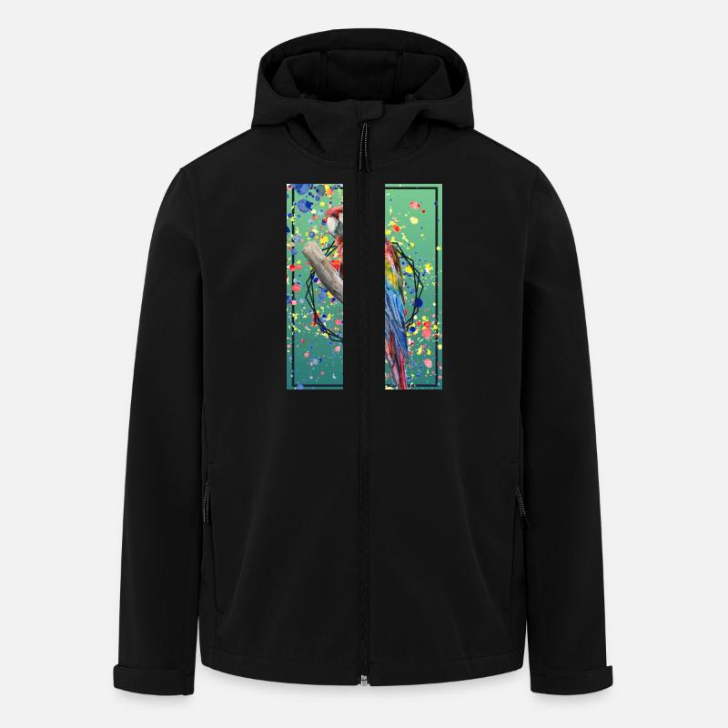 Ara - Recycelte Männer Softshell-Jacke von Stanley/Stella - Schwarz