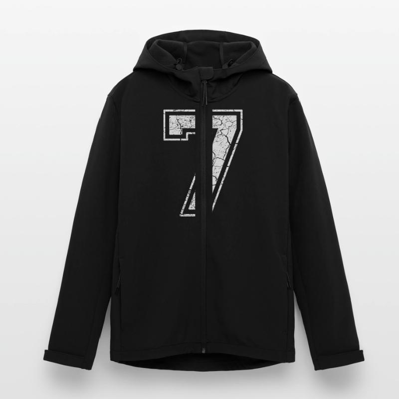 7_seven_sieben_white_weiss (uk) Men’s Recycled Softshell Jacket by Stanley/Stella