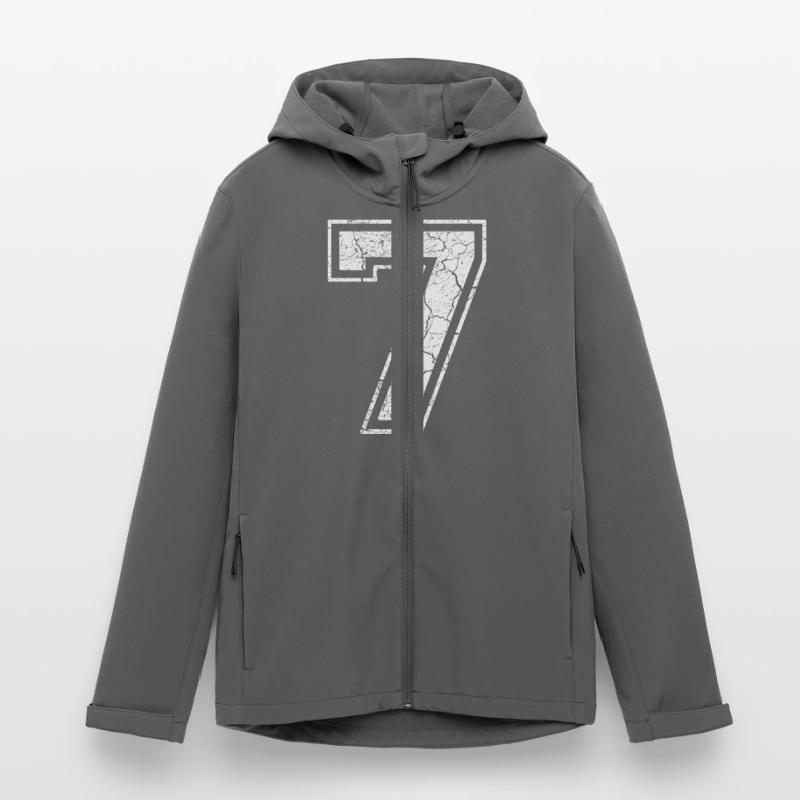 7_seven_sieben_white_weiss (uk) Men’s Recycled Softshell Jacket by Stanley/Stella