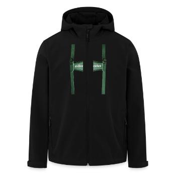 Lederhose Mann - Recycelte Männer Softshell-Jacke von Stanley/Stella - Schwarz - Vorne - AI Model Male 185 light (185cm)