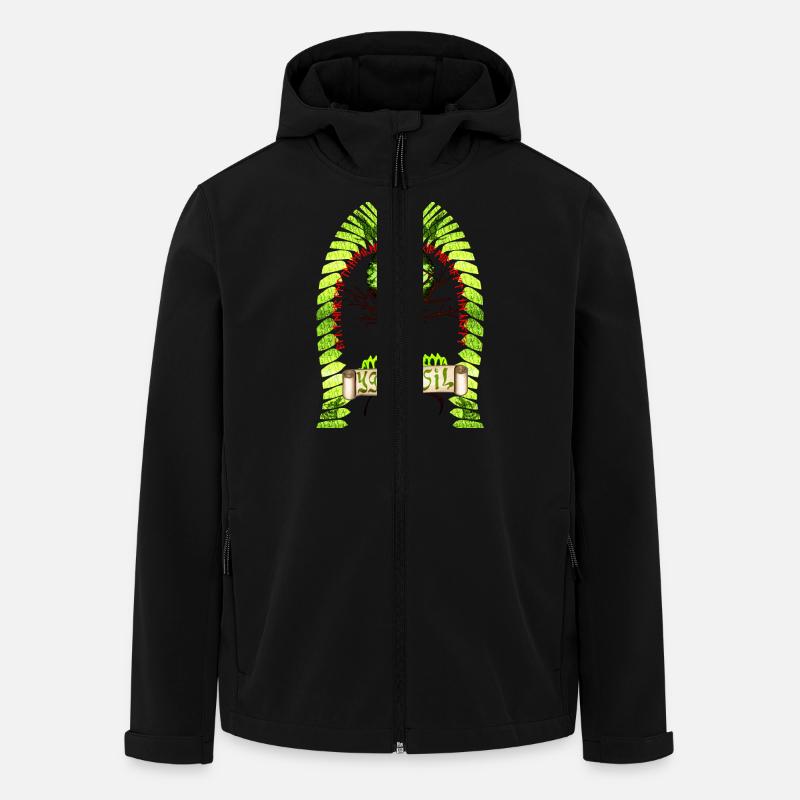 Yggdrasil - Recycelte Männer Softshell-Jacke von Stanley/Stella - Schwarz