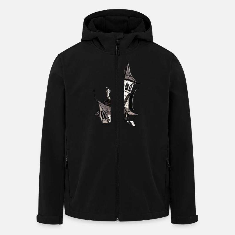 Vampire castle - Men’s Recycled Softshell Jacket by Stanley/Stella - black