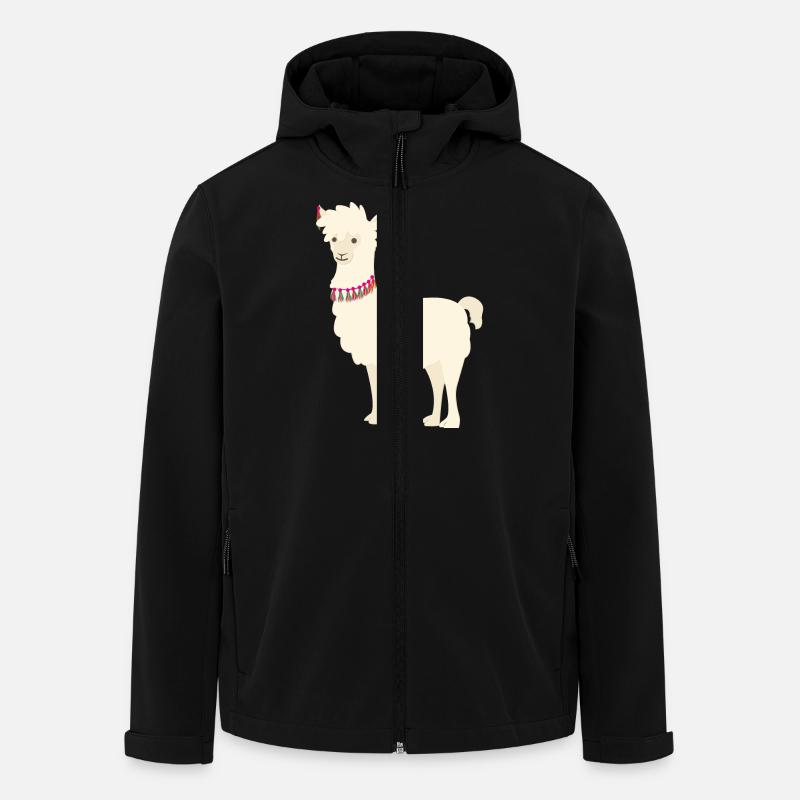 Lama - Recycelte Männer Softshell-Jacke von Stanley/Stella - Schwarz
