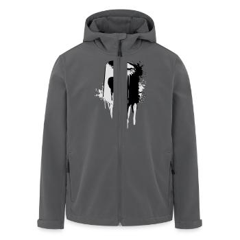 Fatcap NYC Dirty - Recycelte Männer Softshell-Jacke von Stanley/Stella - Anthrazit - Vorne - AI Model Male 185 light (185cm)