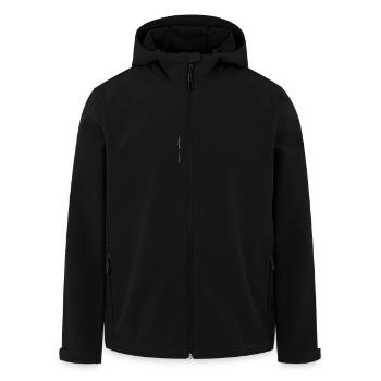 Cool Mod Boy - Men’s Recycled Softshell Jacket by Stanley/Stella - black - Front - AI Model Male 185 light (185cm)