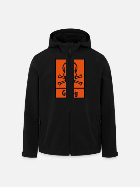 Giftig - Recycelte Männer Softshell-Jacke von Stanley/Stella - Schwarz