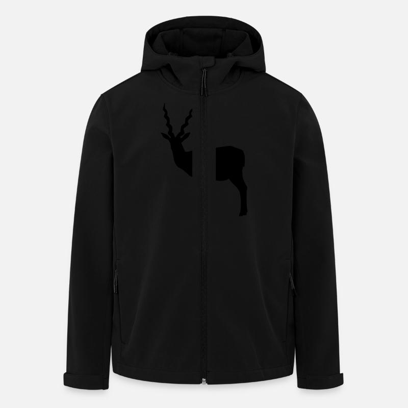 Antelope - Men’s Recycled Softshell Jacket by Stanley/Stella - black