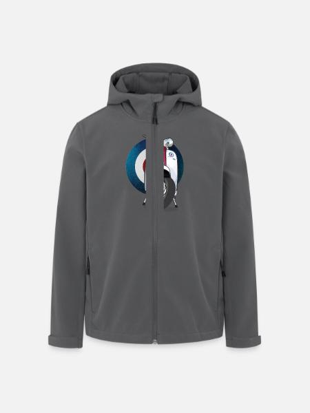 Mod Scooter T-Shirt - Men’s Recycled Softshell Jacket by Stanley/Stella - black