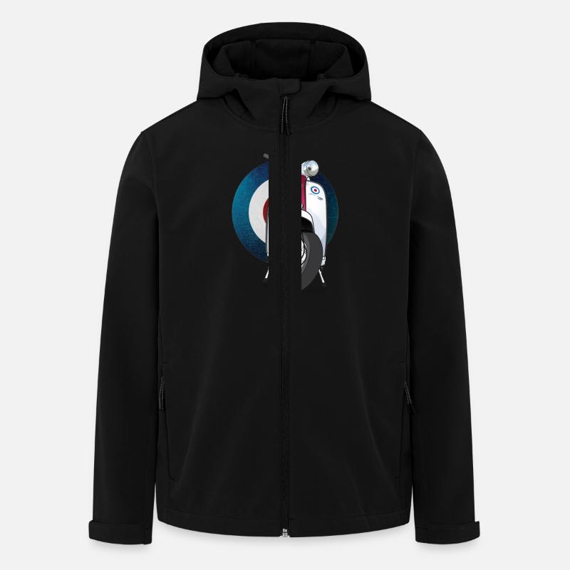 Mod Scooter T-Shirt - Men’s Recycled Softshell Jacket by Stanley/Stella - black