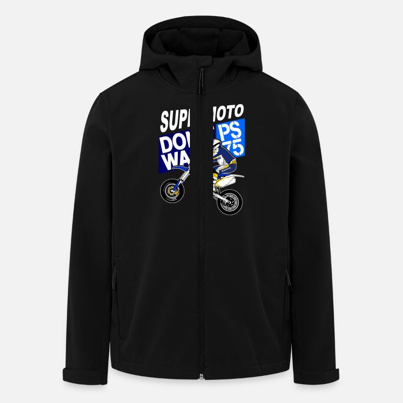 Supermoto - Supermotard - Veste softshell homme en polyester recyclé Stanley/Stella - noir