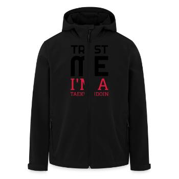 Taekwondo Taekwondoin Tae-Kwon-Do Tae Kwon Do - Veste softshell homme en polyester recyclé Stanley/Stella - noir - Devant - AI Model Male 185 light (185cm)