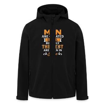 Best Men Are Born In June - Men’s Recycled Softshell Jacket by Stanley/Stella - black - Front - AI Model Male 185 light (185cm)