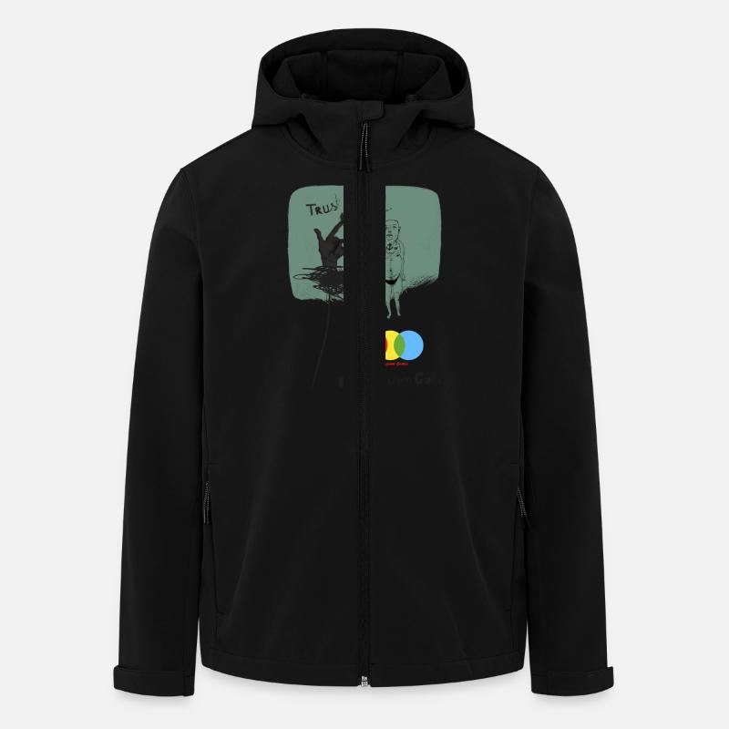 Trust yourself - Veste softshell homme en polyester recyclé Stanley/Stella - noir