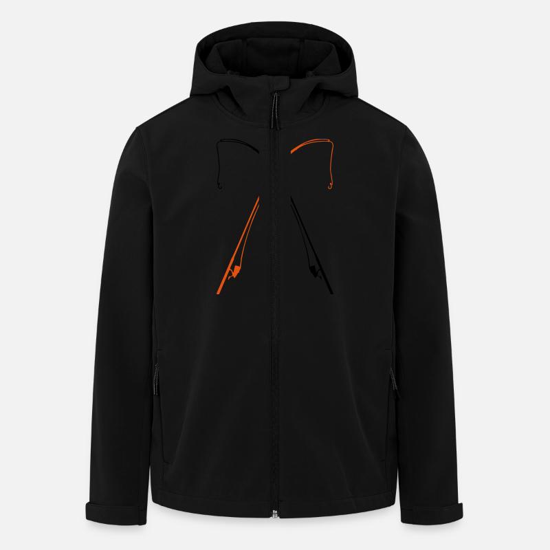 angel fishing - Recycelte Männer Softshell-Jacke von Stanley/Stella - Schwarz
