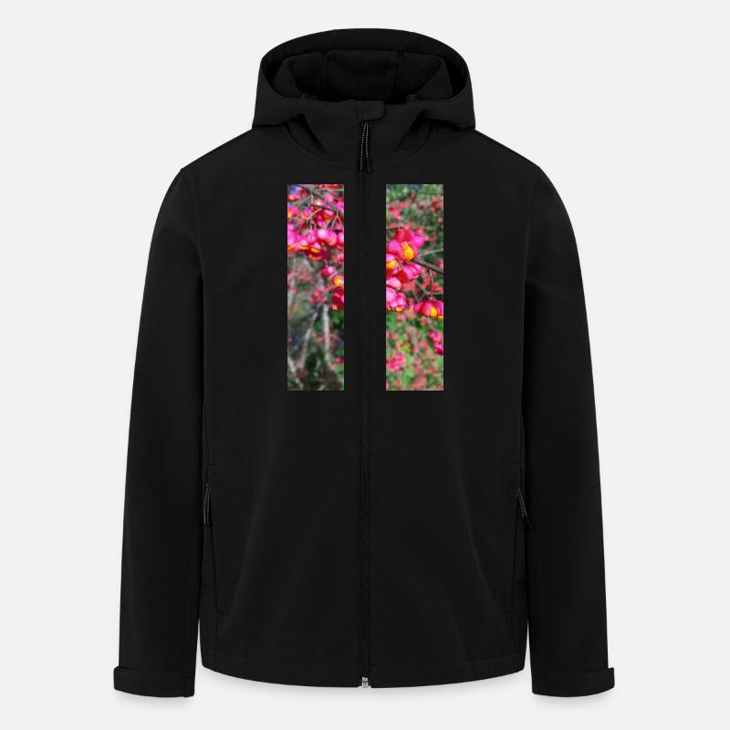 Arbre à fuseau - Veste softshell homme en polyester recyclé Stanley/Stella - noir