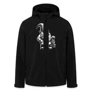 Bunch of keys - Men’s Recycled Softshell Jacket by Stanley/Stella - black - Front - AI Model Male 185 light (185cm)