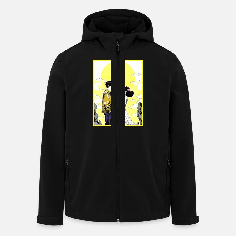 loving pair - Men’s Recycled Softshell Jacket by Stanley/Stella - black