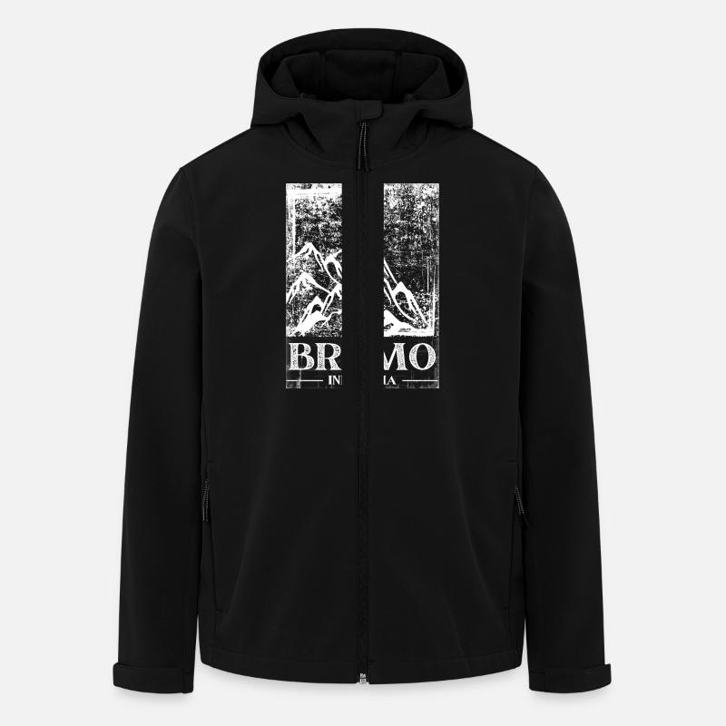 Mount Bromo, Indonesia - Men’s Recycled Softshell Jacket by Stanley/Stella - black