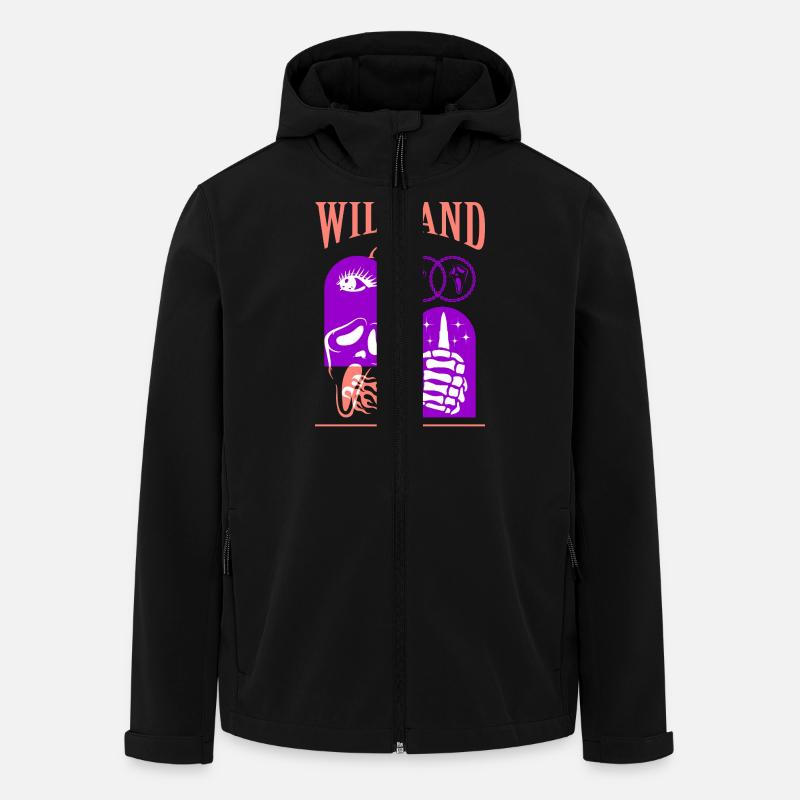 Wild and Free - Recycelte Männer Softshell-Jacke von Stanley/Stella - Schwarz