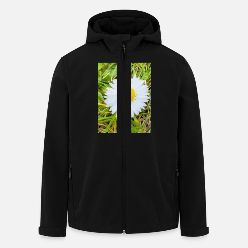 Sunny Daisy - Men’s Recycled Softshell Jacket by Stanley/Stella - black