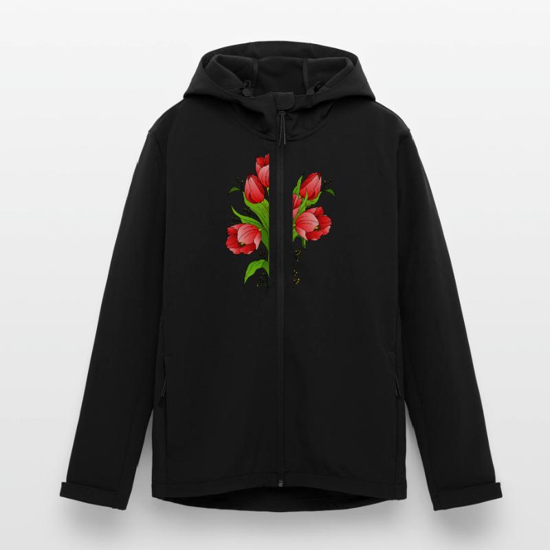 Blumen Recycelte Männer Softshell-Jacke von Stanley/Stella