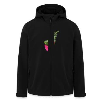 Rosenelfe - Recycelte Männer Softshell-Jacke von Stanley/Stella - Schwarz - Vorne - AI Model Male 185 light (185cm)